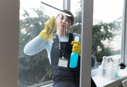 Nettoyage de vitres intérieures et extérieures à Pleurs